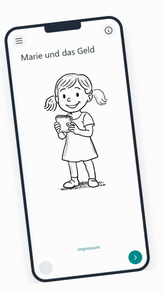 App Marie und das Geld von Maria Rosa Krämer